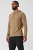 Micro Waffle Fast Break Hoodie - Gravel sold by Alo Yoga