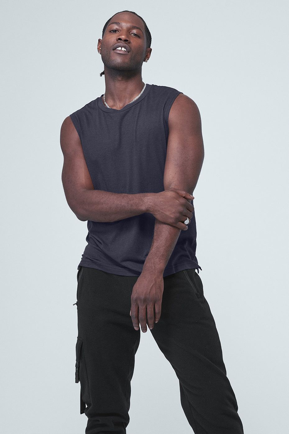 The Triumph Muscle Tank - True Navy sold by Alo Yoga product image thumbnail 5