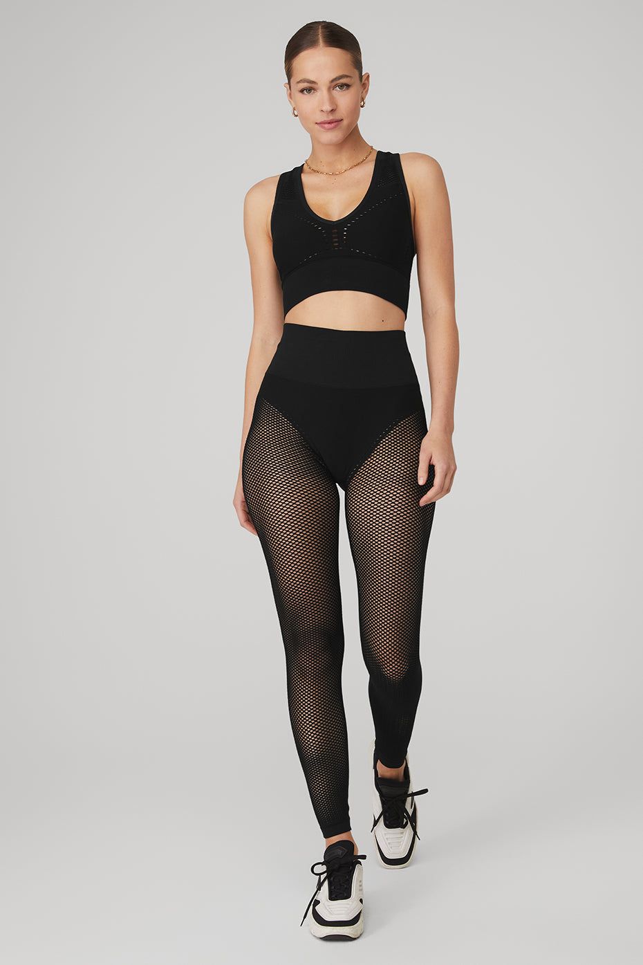 Seamless Open Air Bra & Seamless High-Waist 7/8 Limitless Open Air Legging Set sold by Alo Yoga product image thumbnail 5