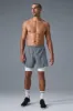 5" Revival 2-In-1 Short - Steel Grey/White sold by Alo Yoga