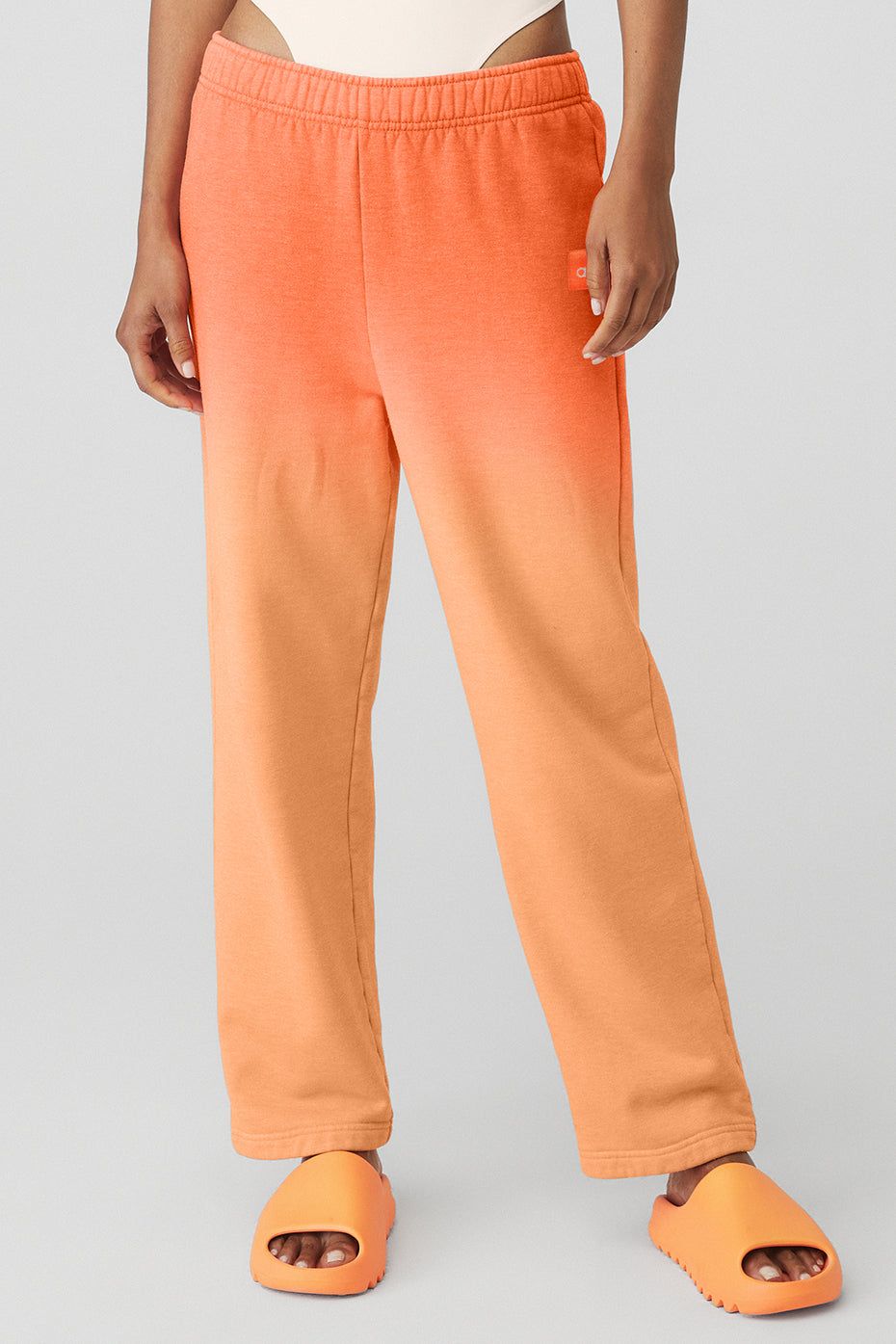 Straight Leg Ombre Sweatpant - Summer Sunset sold by Alo Yoga