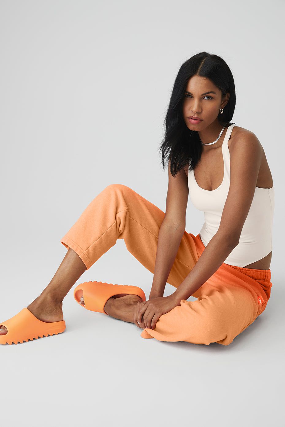 Straight Leg Ombre Sweatpant - Summer Sunset sold by Alo Yoga product image thumbnail 4