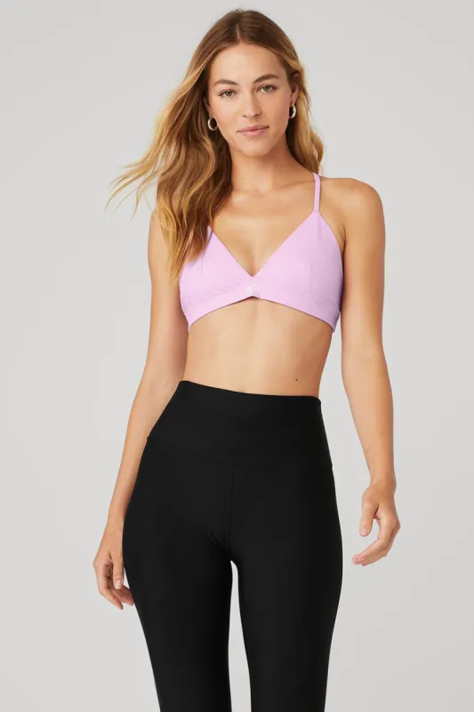 Splendor Bra - Sugarplum Pink/White sold by Alo Yoga