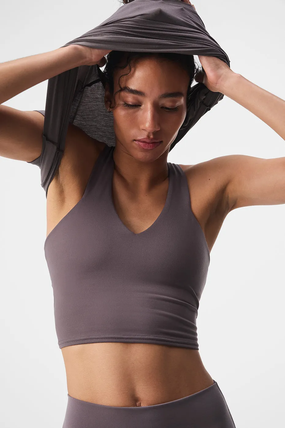 Airbrush Real Bra Tank - Raisinette sold by Alo Yoga product image thumbnail 4