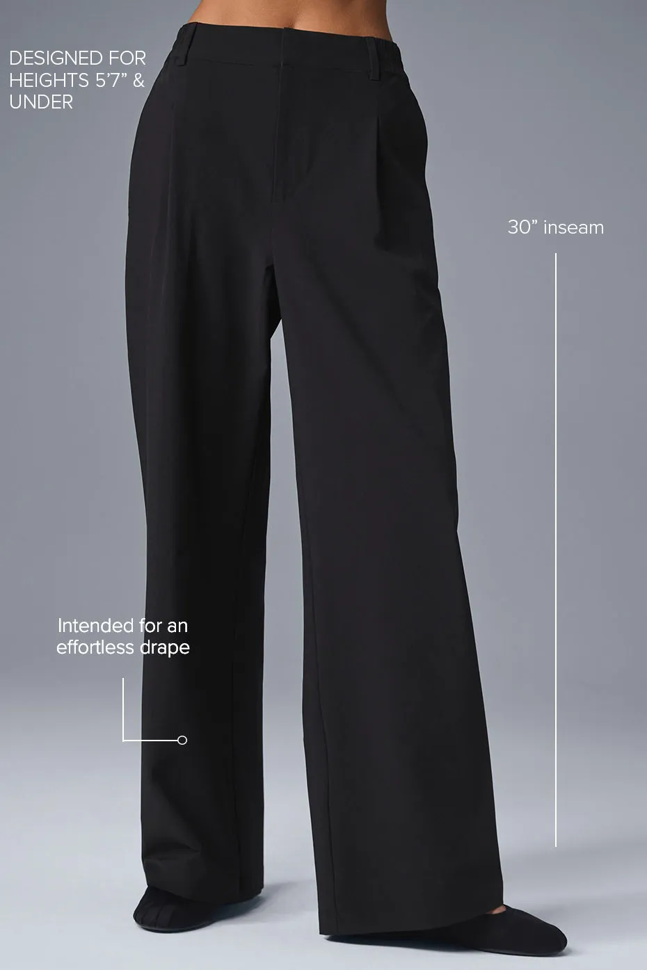 High-Waist Pursuit Trouser (Regular) - Black sold by Alo Yoga product image thumbnail 2