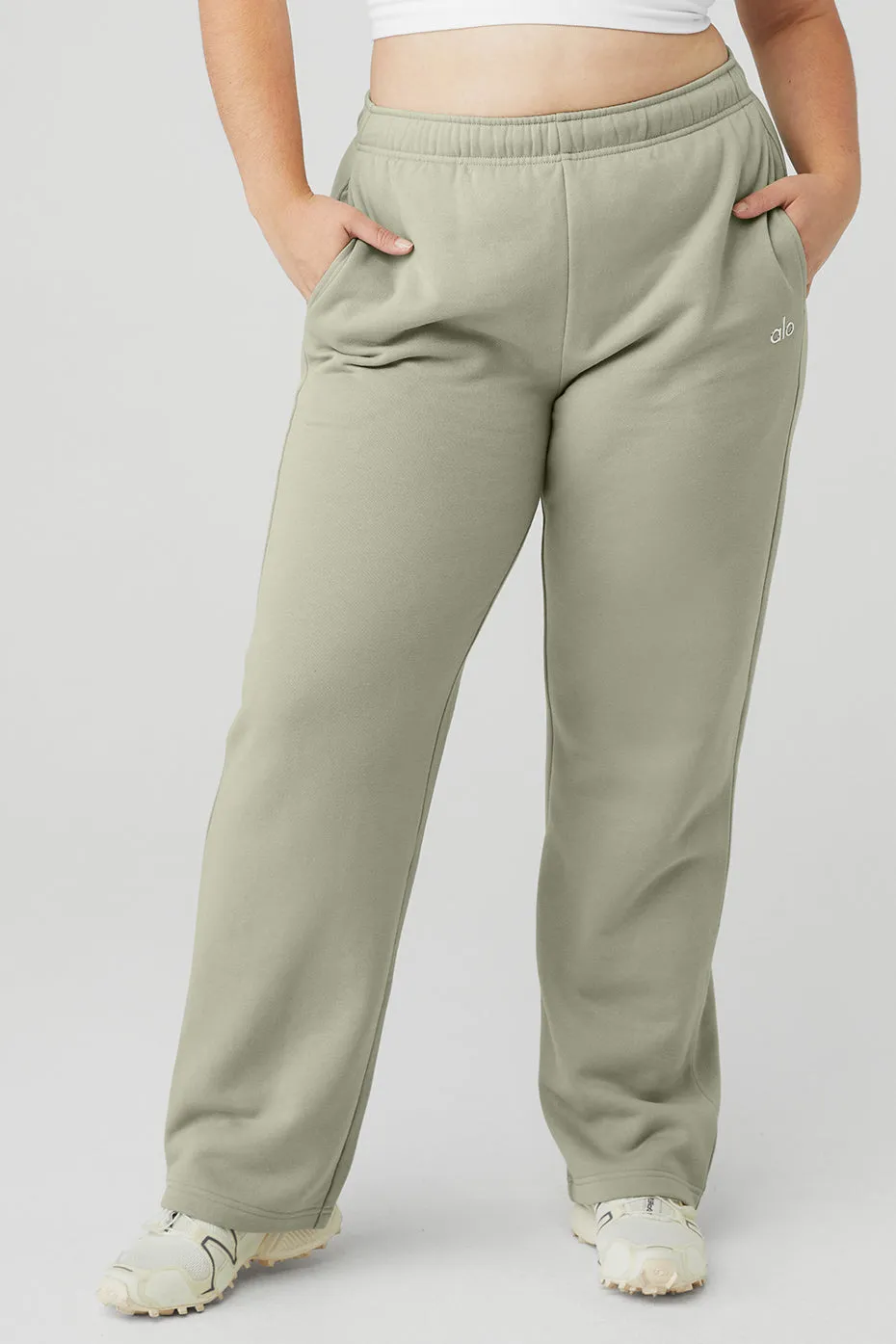 Accolade Straight Leg Sweatpant - Limestone sold by Alo Yoga product image thumbnail 5
