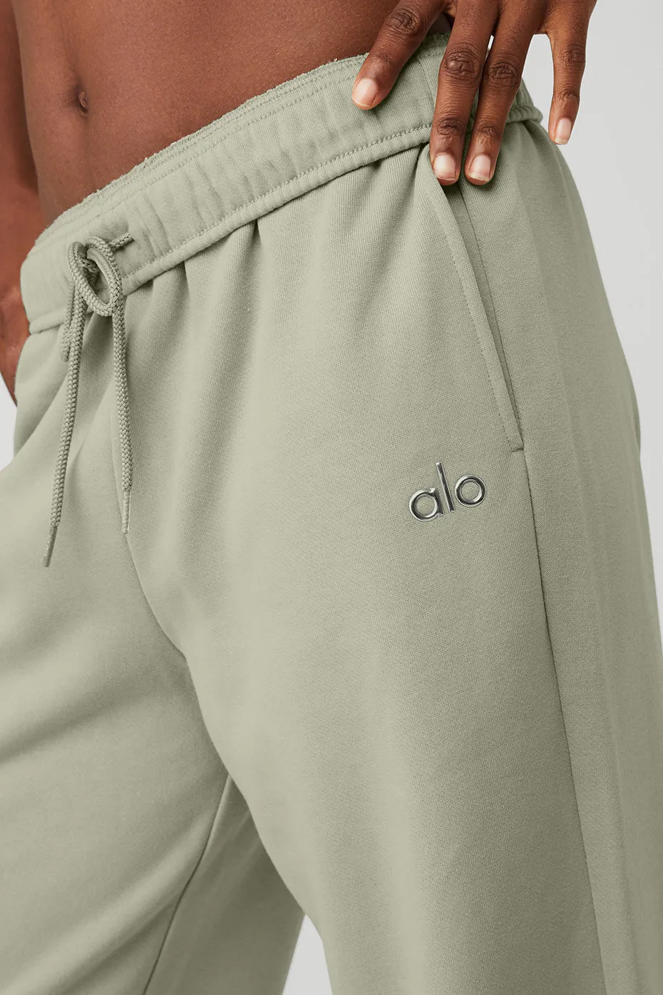 Accolade Straight Leg Sweatpant - Limestone sold by Alo Yoga product image thumbnail 4