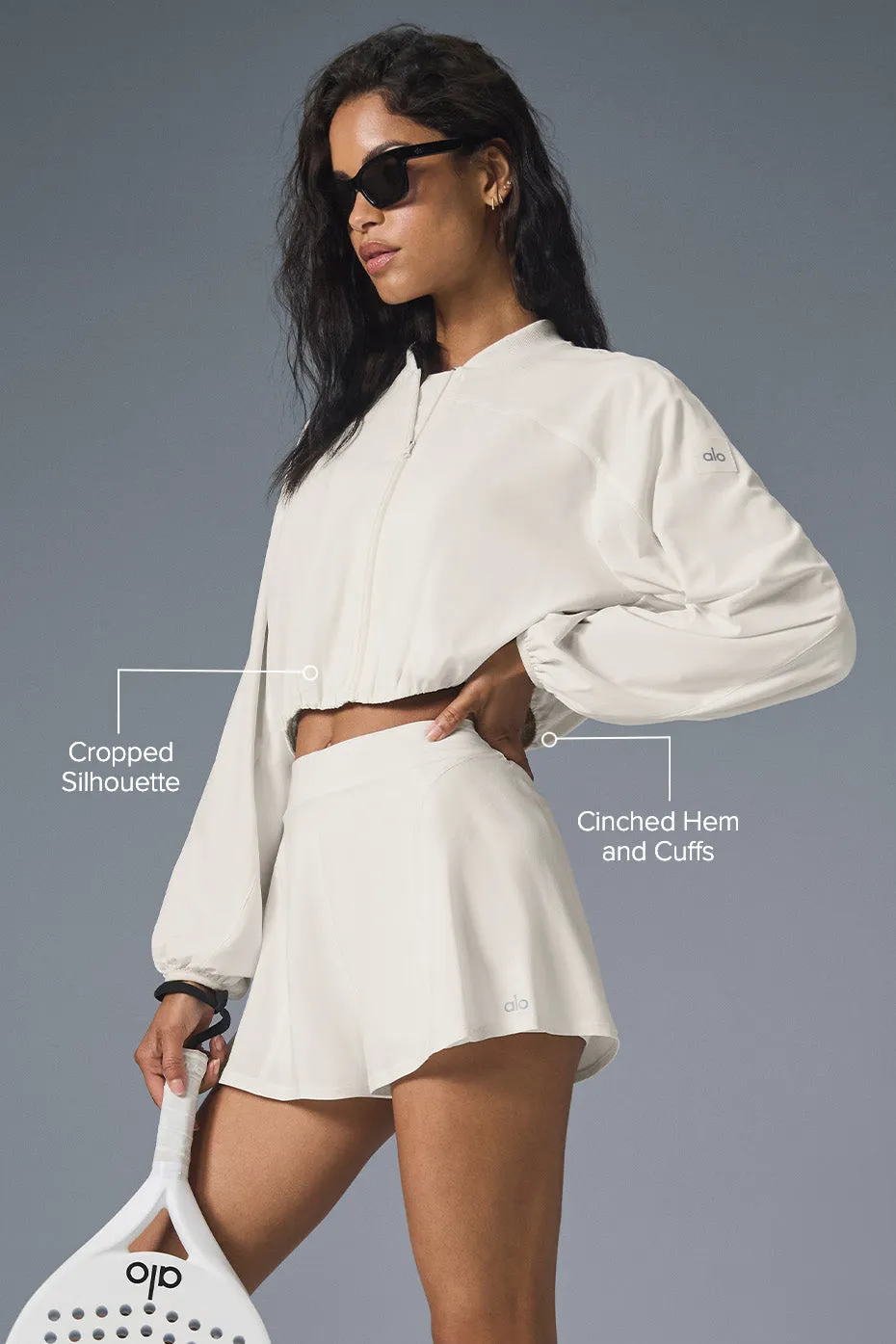 Tiebreaker Jacket - Ivory sold by Alo Yoga product image thumbnail 2