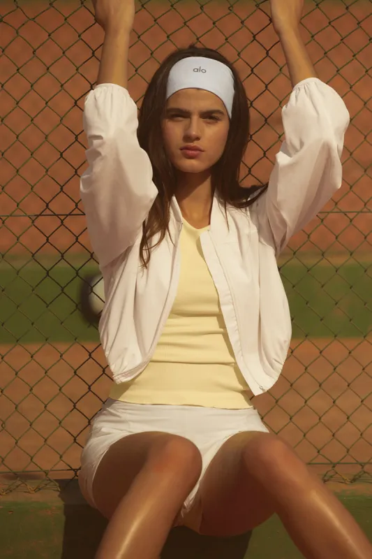 Tiebreaker Jacket - Ivory sold by Alo Yoga