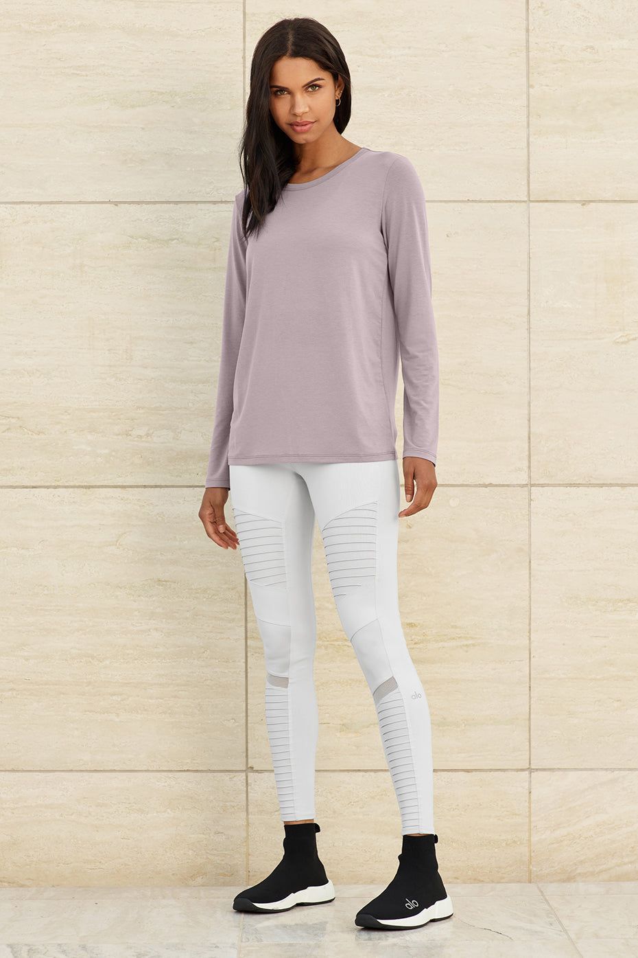 Motion Long Sleeve - Lavender Smoke sold by Alo Yoga product image thumbnail 5