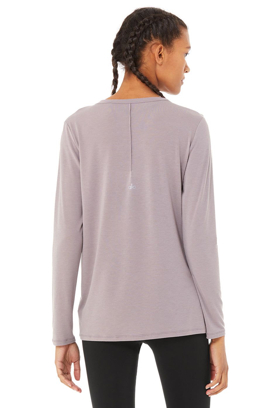 Motion Long Sleeve - Lavender Smoke sold by Alo Yoga product image thumbnail 4