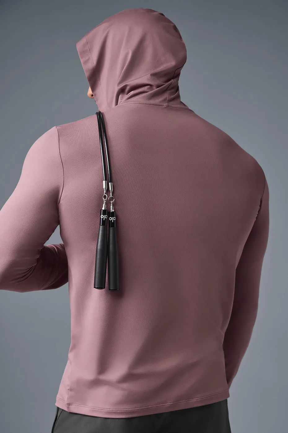 Conquer Reform Long Sleeve With Hood - Woodrose sold by Alo Yoga product image thumbnail 4