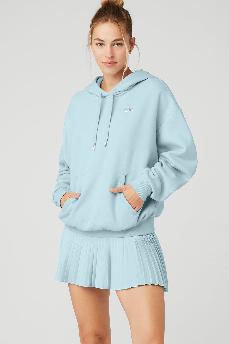 Accolade Hoodie - Chalk Blue sold by Alo Yoga
