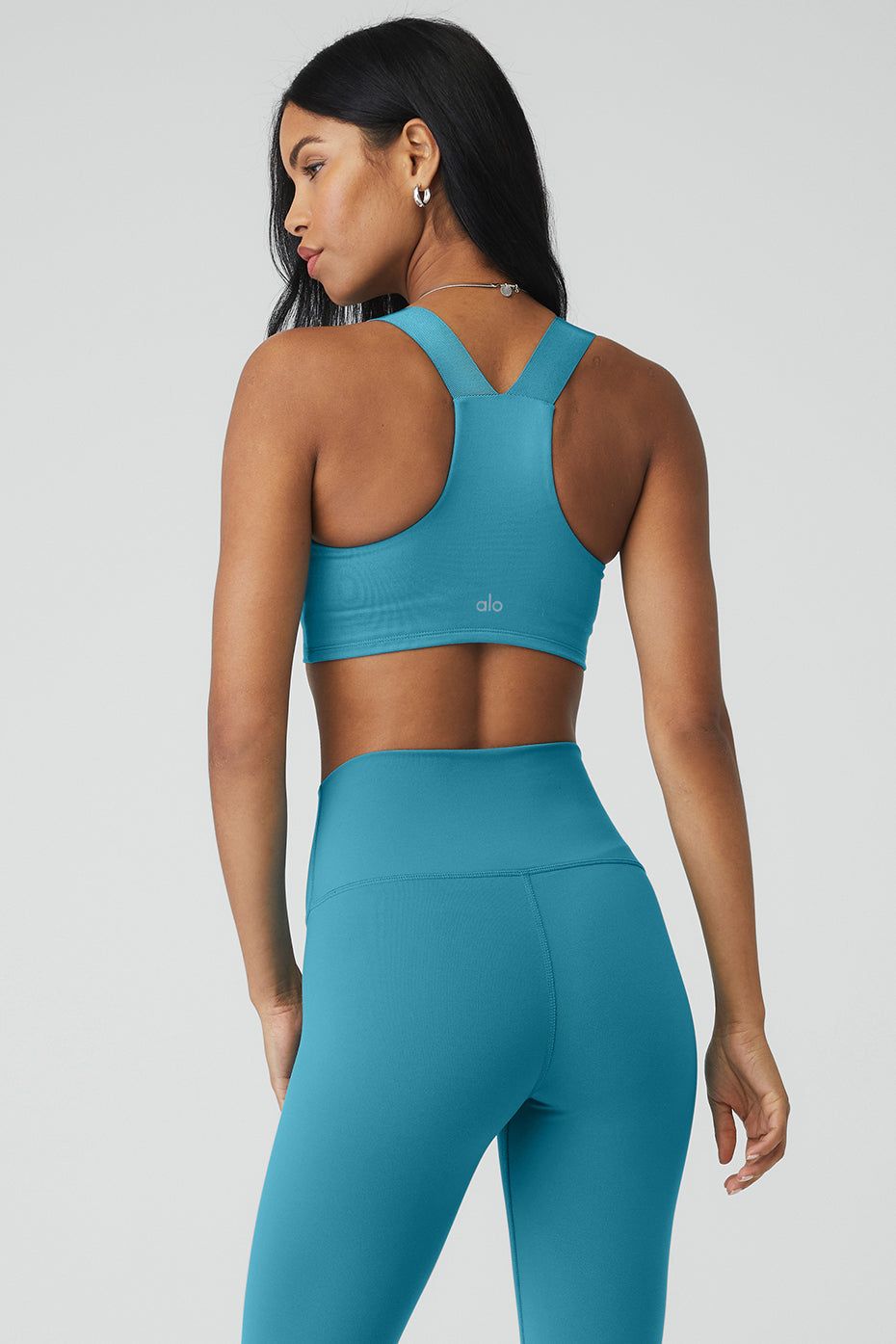 Airbrush Rev It Up Bra - Blue Splash sold by Alo Yoga product image thumbnail 3