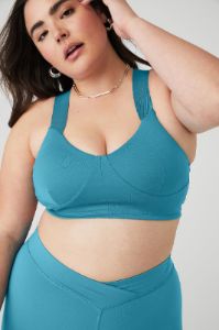 Airbrush Rev It Up Bra - Blue Splash sold by Alo Yoga