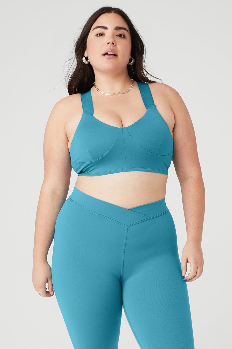 Airbrush Rev It Up Bra - Blue Splash sold by Alo Yoga product image thumbnail 5