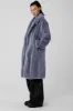 Oversized Faux Fur Trench - Fog sold by Alo Yoga
