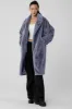 Oversized Faux Fur Trench - Fog sold by Alo Yoga