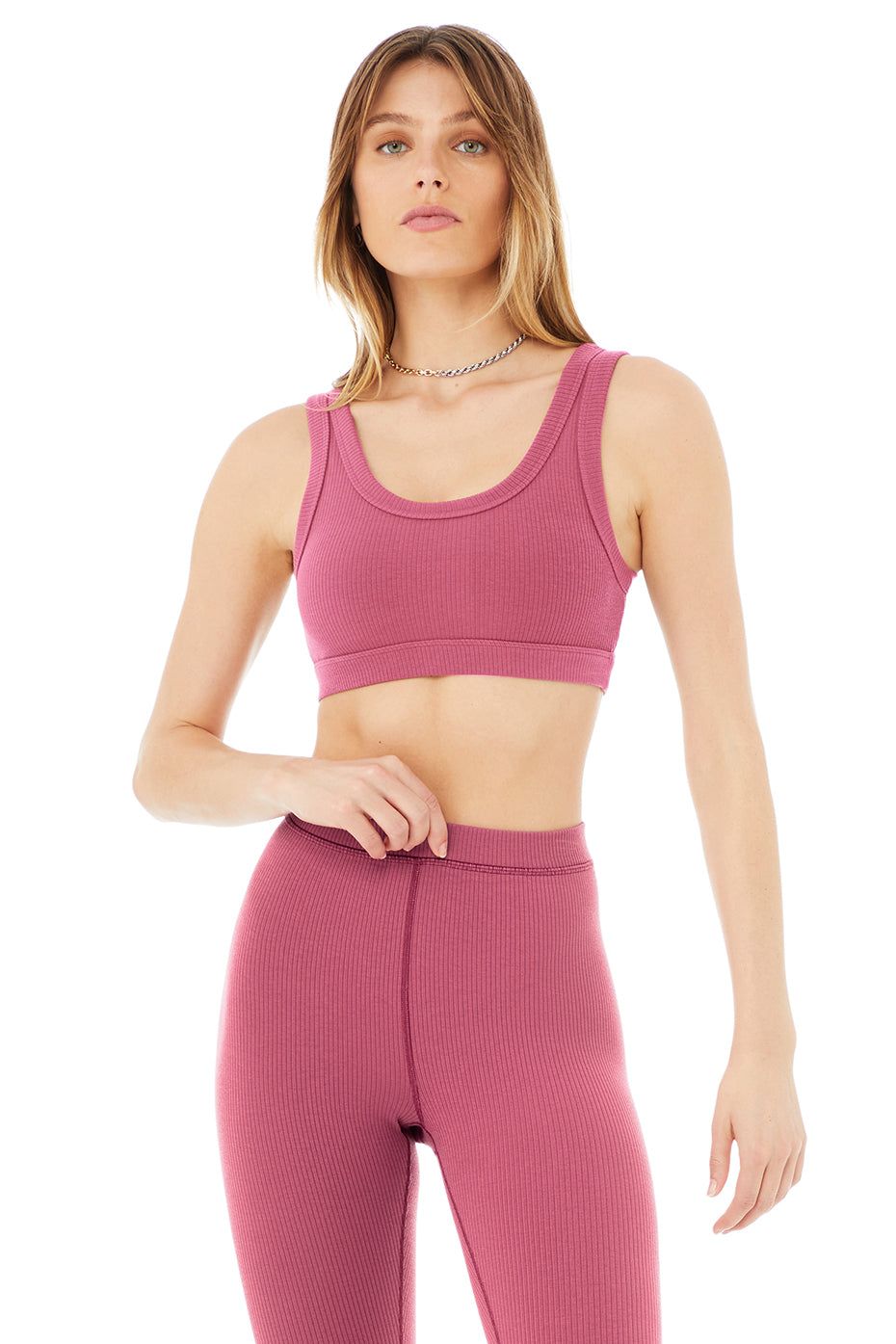 Wellness Bra - Raspberry Sorbet sold by Alo Yoga