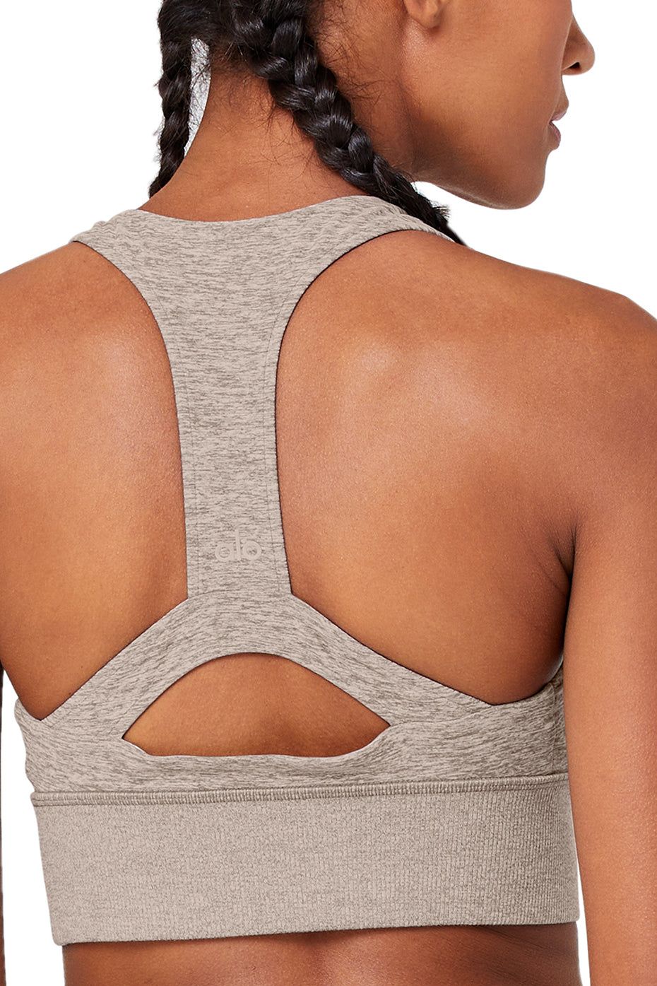 Alosoft Serenity Bra - Gravel Heather sold by Alo Yoga product image thumbnail 5