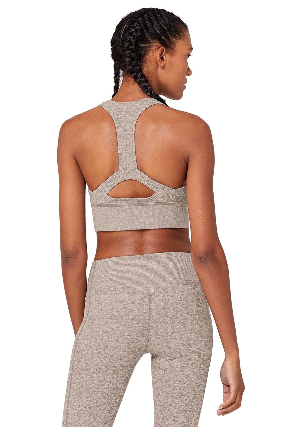 Alosoft Serenity Bra - Gravel Heather sold by Alo Yoga product image thumbnail 3