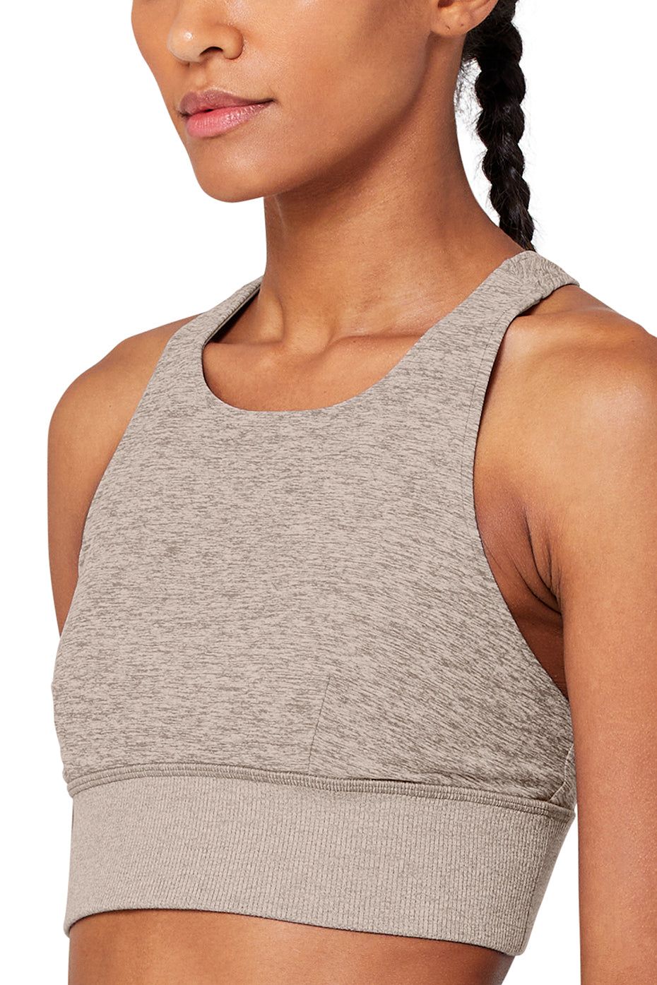 Alosoft Serenity Bra - Gravel Heather sold by Alo Yoga product image thumbnail 4