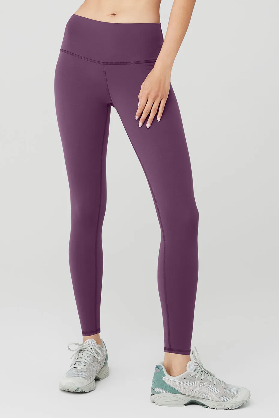 7/8 High-Waist Airbrush Legging - Dark Plum sold by Alo Yoga