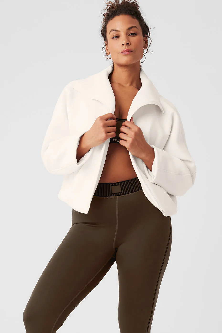 Technical Form Jacket - Ivory sold by Alo Yoga product image thumbnail 5