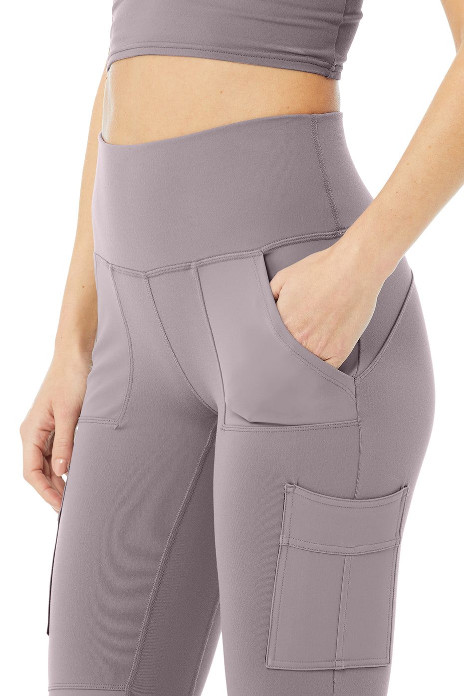High-Waist Cargo Legging - Purple Dusk sold by Alo Yoga product image thumbnail 4