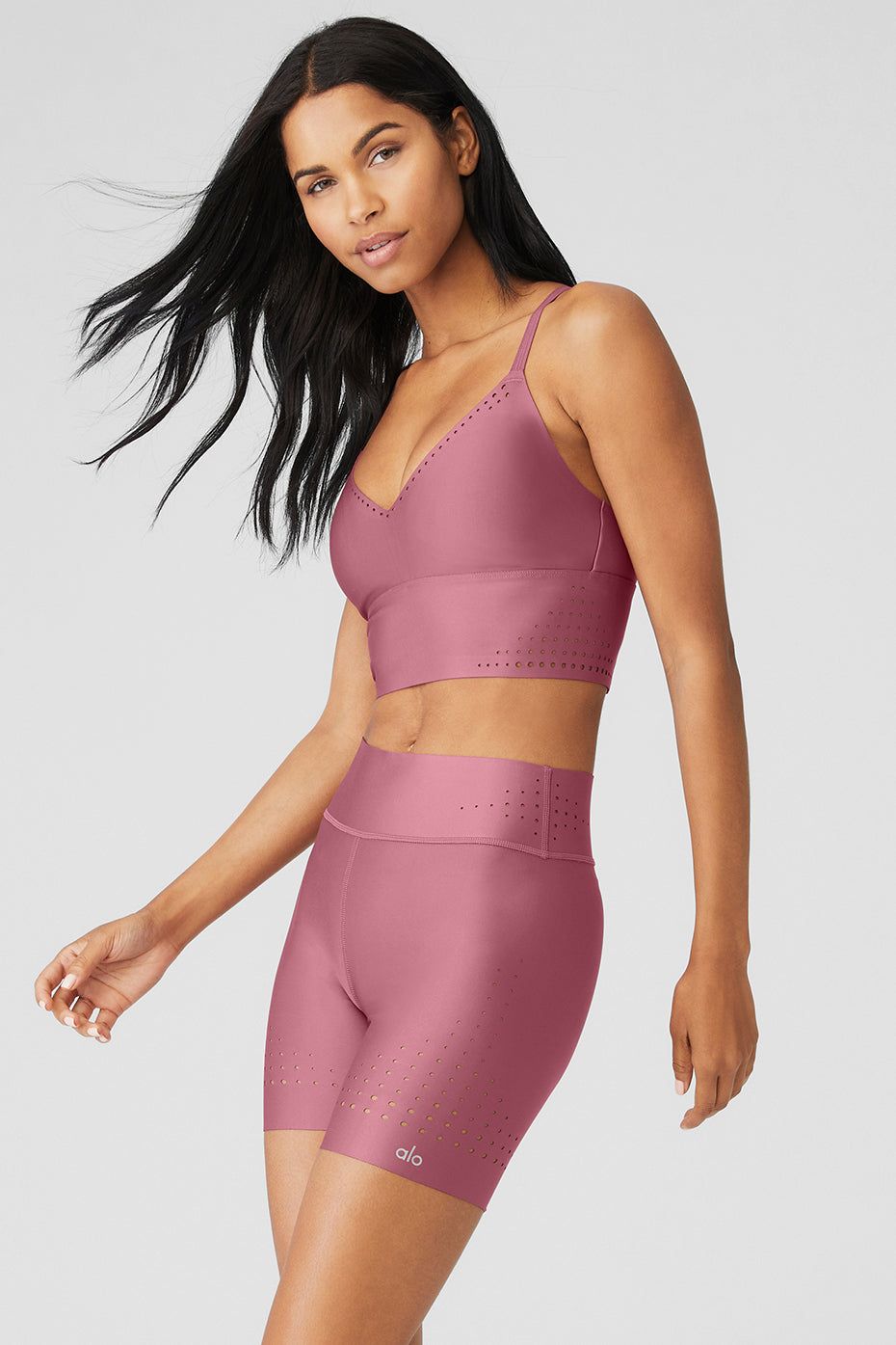 Airlift Laser Cut Speedy Bra Tank - Mars Clay sold by Alo Yoga product image thumbnail 4