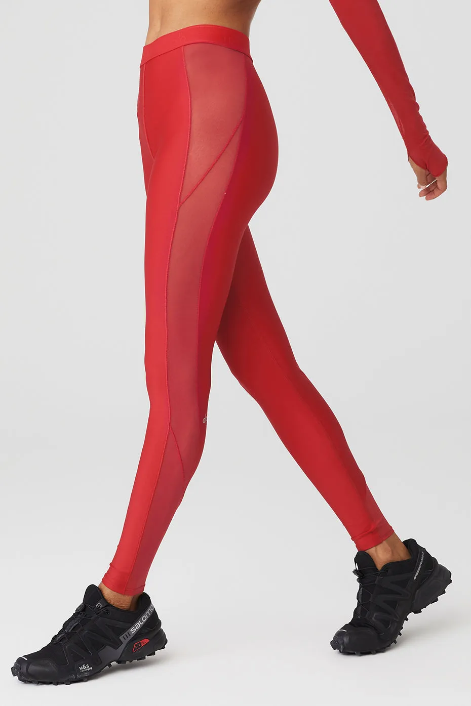 Airlift High-Waist Ballet Dream Legging - Classic Red sold by Alo Yoga product image thumbnail 3