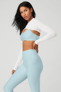 Thrill Seeker Shrug - White sold by Alo Yoga