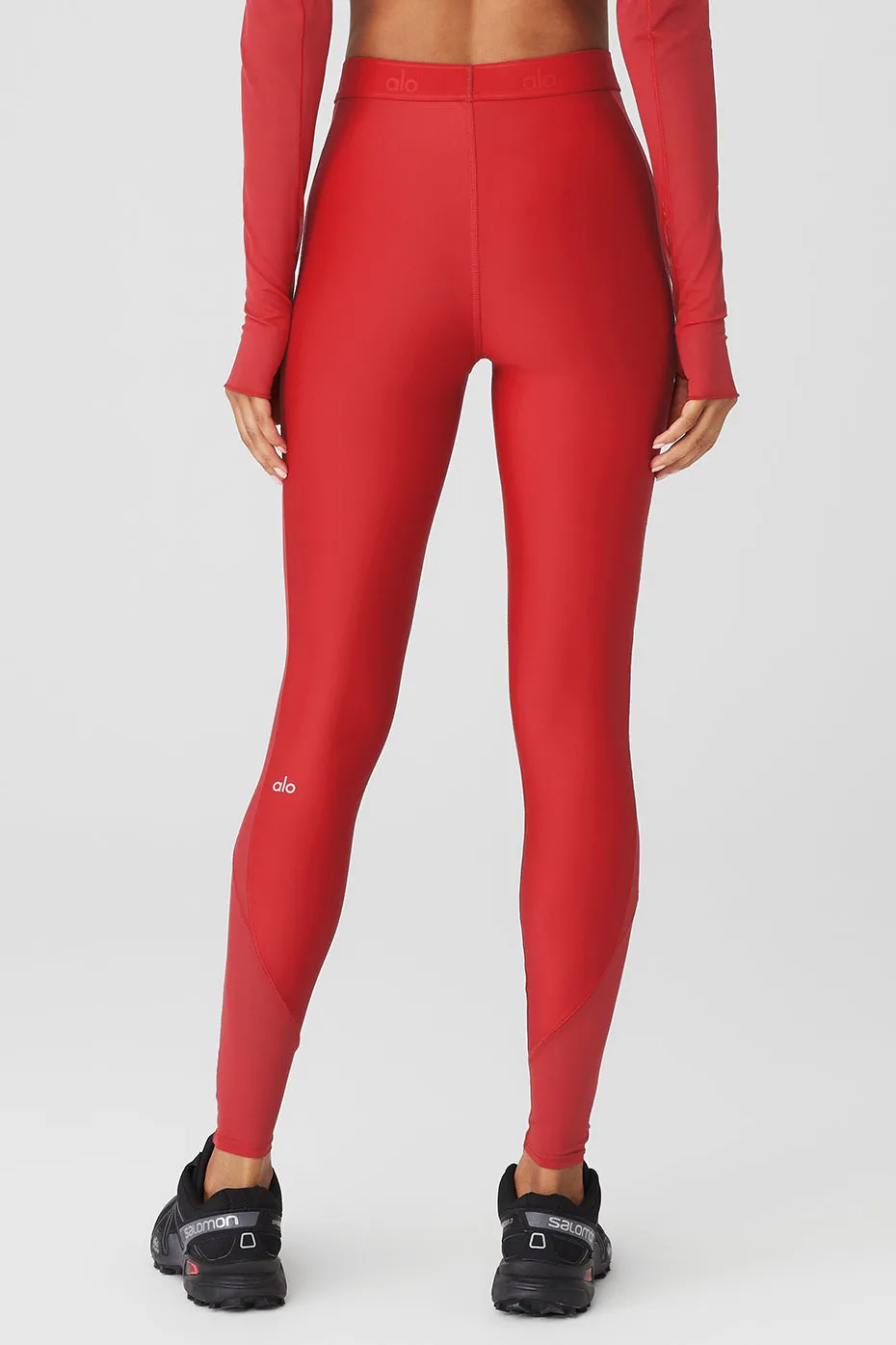Airlift High-Waist Ballet Dream Legging - Classic Red sold by Alo Yoga product image thumbnail 2