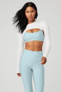 Thrill Seeker Shrug - White sold by Alo Yoga