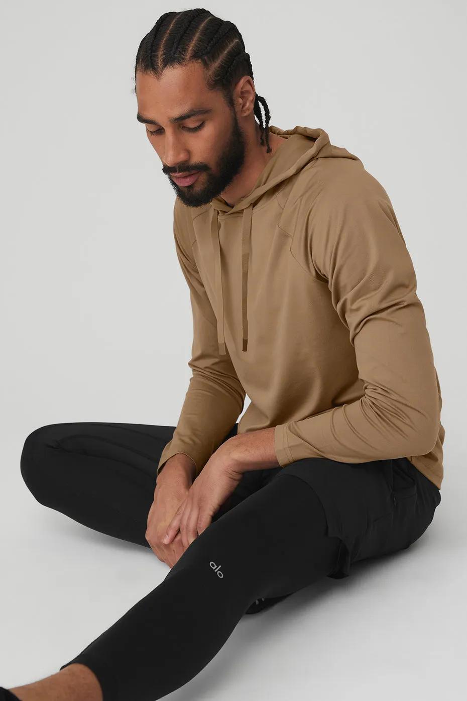 The Conquer Hoodie - Gravel sold by Alo Yoga product image thumbnail 4