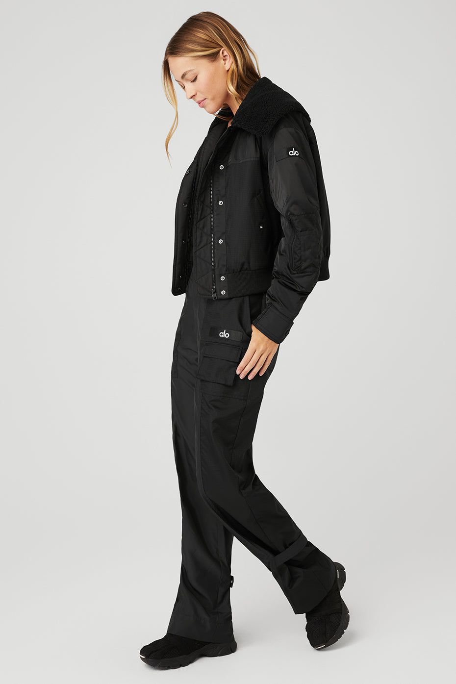 Blaze Bomber & Blaze Trouser Pant Set sold by Alo Yoga product image thumbnail 3