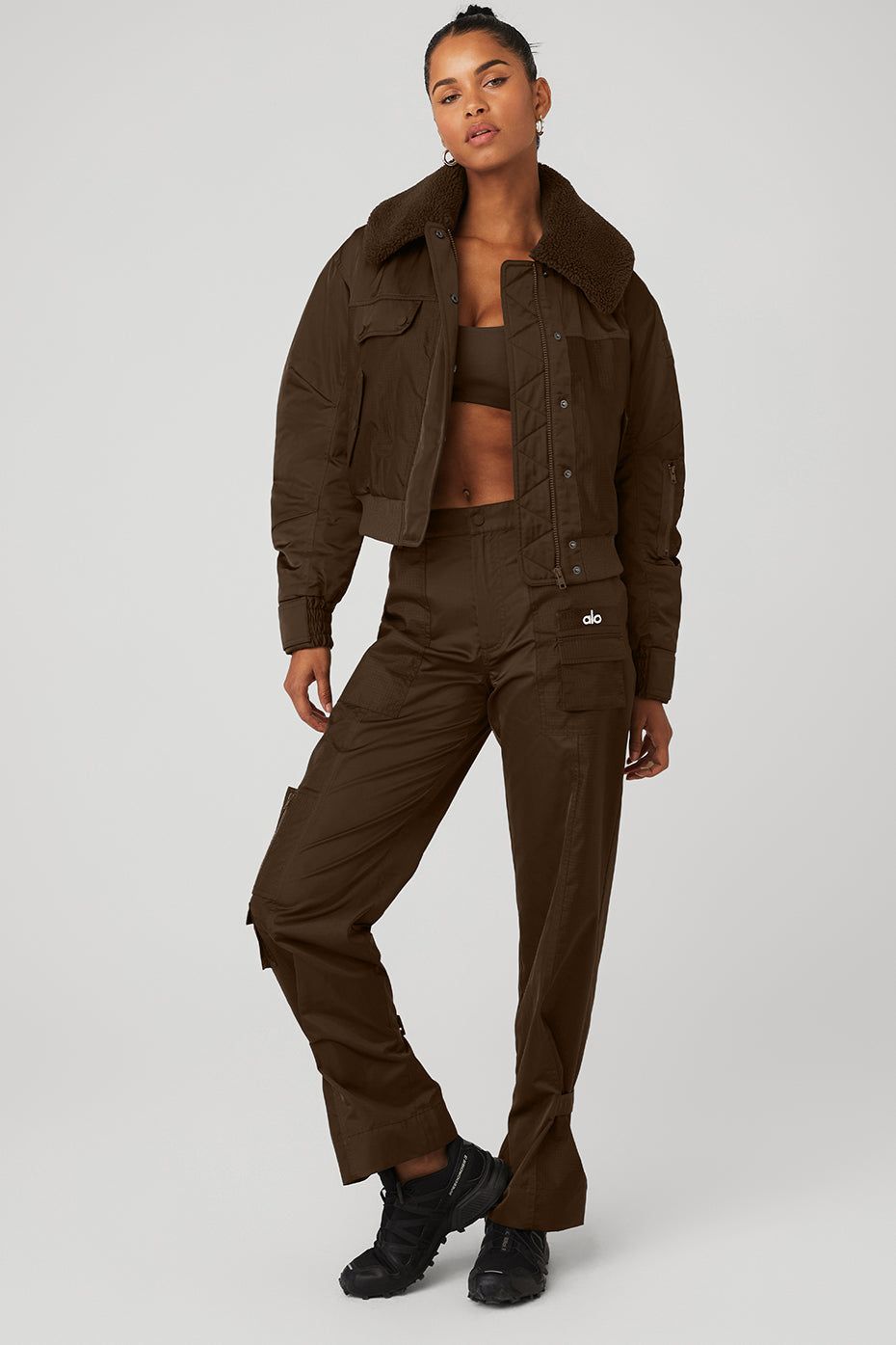 Blaze Bomber & Blaze Trouser Pant Set sold by Alo Yoga product image thumbnail 5