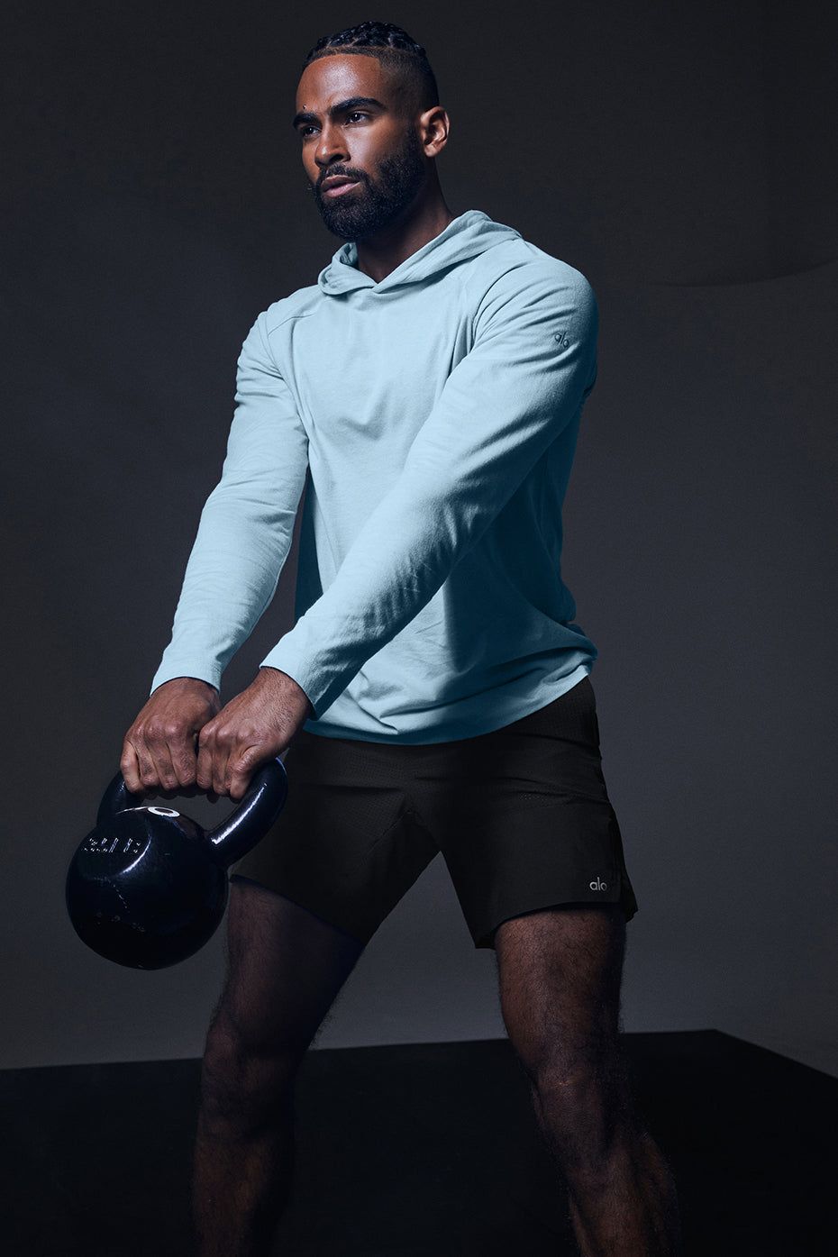 Core Hooded Runner - Calm Blue sold by Alo Yoga product image thumbnail 5