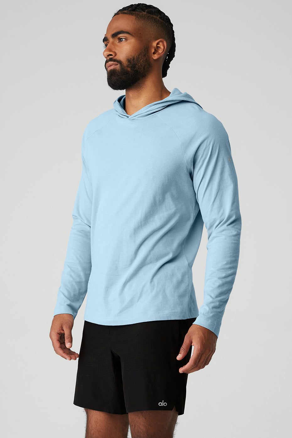 Core Hooded Runner - Calm Blue sold by Alo Yoga product image thumbnail 3