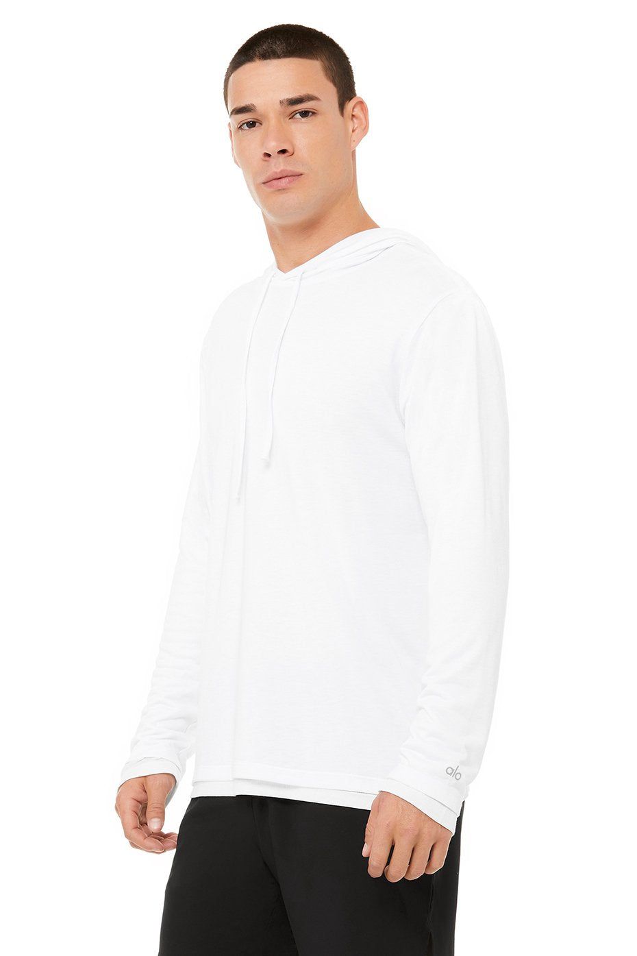 Layered Long Sleeve - White sold by Alo Yoga product image thumbnail 3