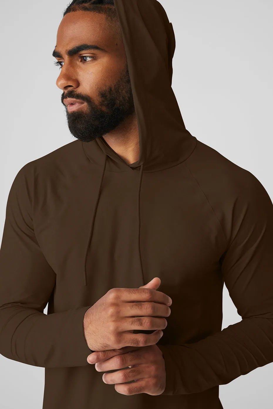 Idol Hooded Runner - Espresso sold by Alo Yoga product image thumbnail 4