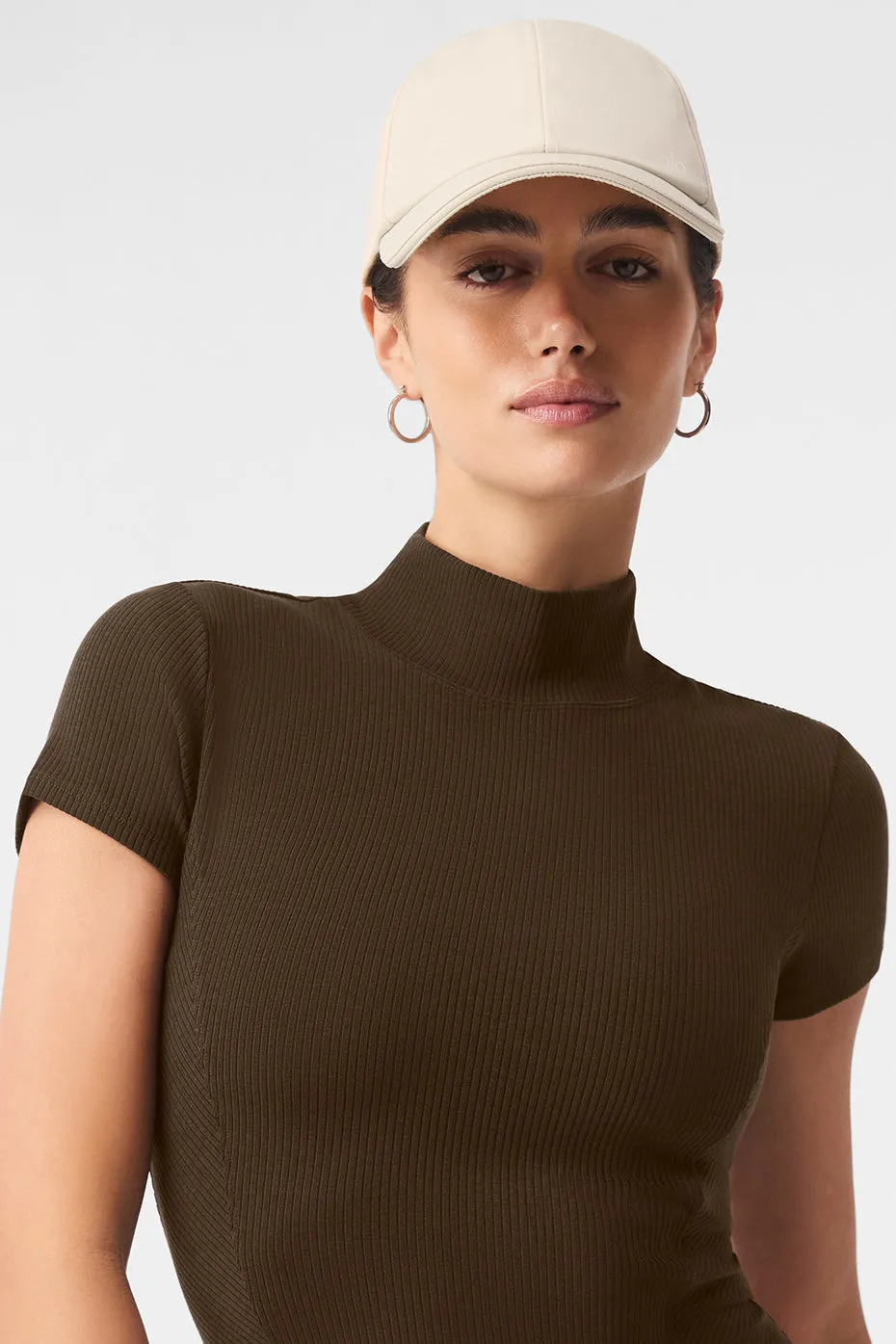 Satin Off-Duty Cap - Creme sold by Alo Yoga product image thumbnail 2