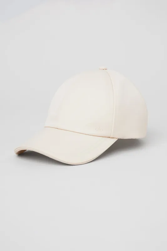 Satin Off-Duty Cap - Creme sold by Alo Yoga