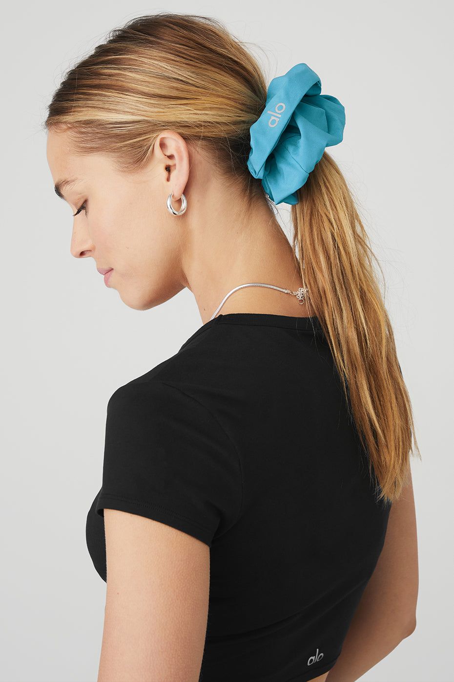 Oversized Scrunchie - Blue Splash sold by Alo Yoga product image thumbnail 2