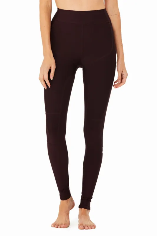 High-Waist Embody Legging - Oxblood sold by Alo Yoga