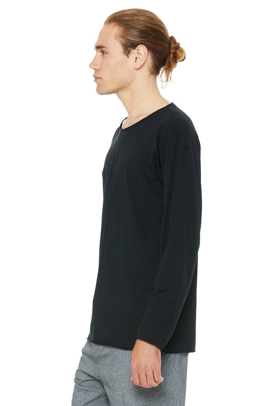 Ultimate Long Sleeve Tee - Black sold by Alo Yoga product image thumbnail 3