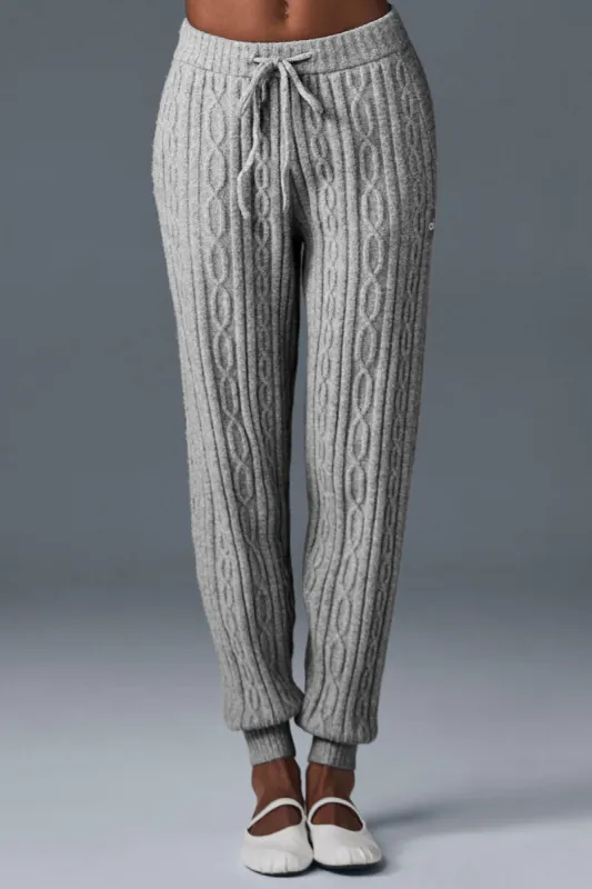 Cable Knit Winter Bliss Pant - Ivory | Parallel