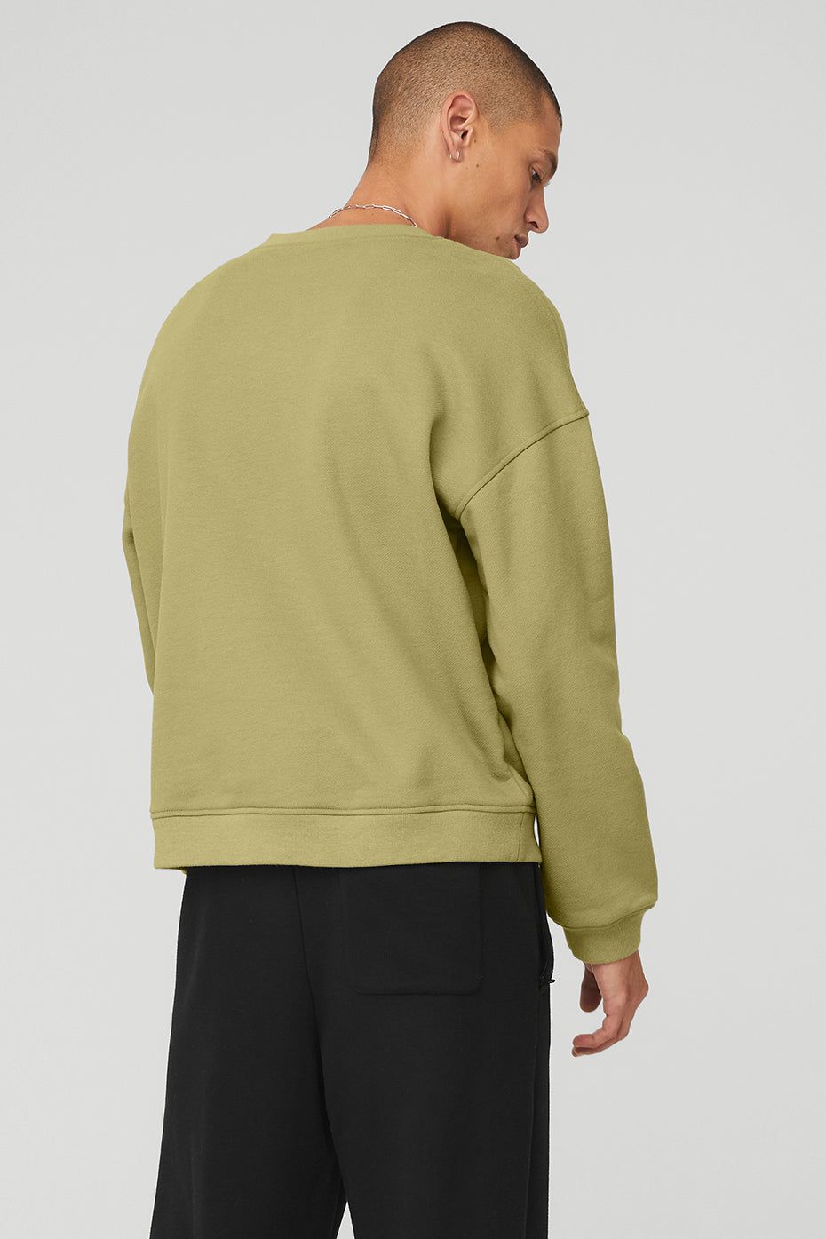 Renown Heavy Weight Crew Neck Pullover - Wasabi sold by Alo Yoga product image thumbnail 2