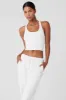 Sleek Back Bra Tank - White sold by Alo Yoga