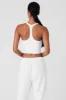 Sleek Back Bra Tank - White sold by Alo Yoga